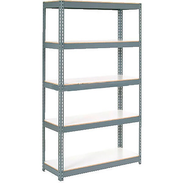 Extra Heavy Duty Shelving 36Wx18Dx60H 6 Shelves 1500 lbs. Cap. Per Shelf GRY